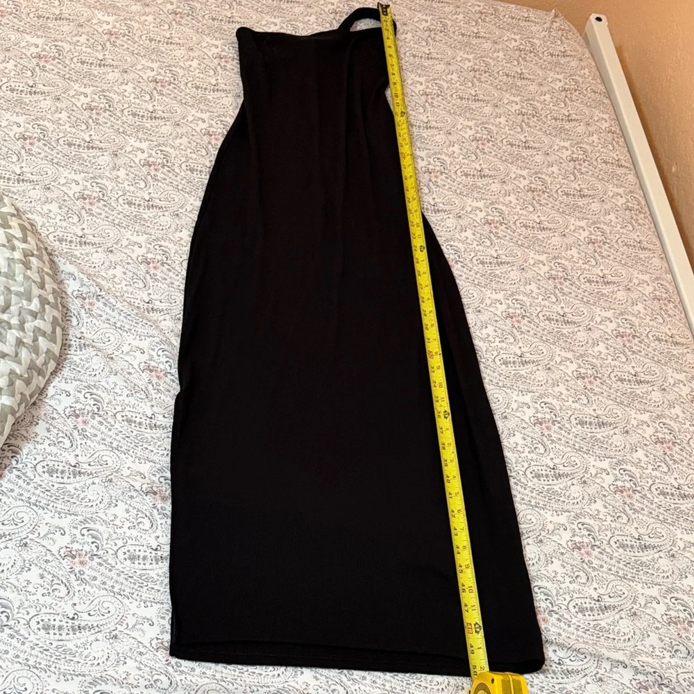 Free People Saturday Night Midi Classic Black Sleeveless Maxi Dress